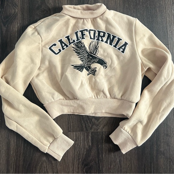 Crop Sweatshirt California - Picture 1 of 3